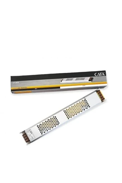 Cata  30 Amper Şerit Led Trafosu 360w Super Slim Fansız Ct-2678 - 3