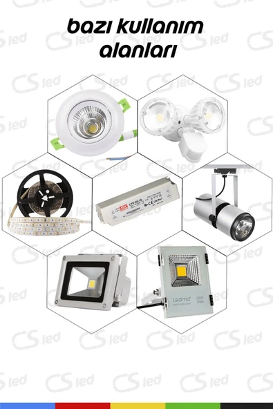 CSled  MeanWell LPV-35-12 | 12V 3A 36W IP67 LED Sürücü Güç Kaynağı Transformatörü LED Trafo - 5