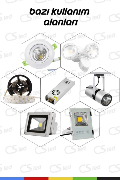 CSled  12V 30 Amper 360 Watt Metal Fanlı Dar Kasa Adaptör – Güçlü ve Güvenilir İç Mekan Kullanımı - 4