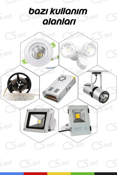 CSled  12 Volt 30 Amper Metal Kasa Fanlı Adaptör – Geniş Kasa Güç Kaynağı - 4
