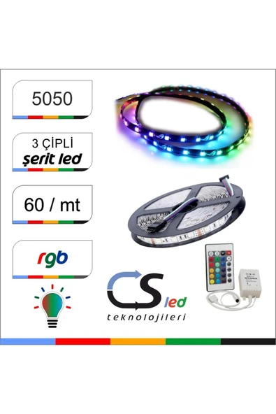 CSled  5050 Iç Mekan Şerit Led