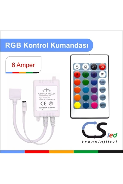 CSled  6 Amper Rgb Led Kontrol Kumandası