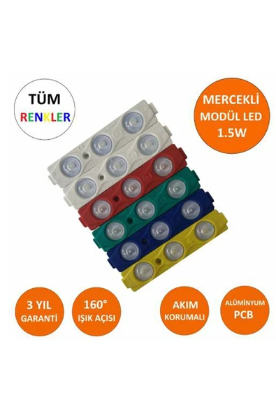 3M  Mercekli Modül Led 1.5w -30 Metre-200 Adet