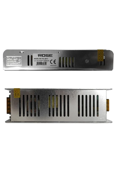 Rose & Rose  12v 30a Ince(slim) Metal Kasa Adaptör Rose Ra306s
