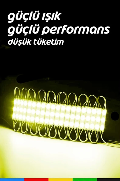 CSled  1.5W Sarı Modül Led 2835 SMD Mercekli  Yüksek Performans Düşük Enerji Tüketimi IP65 Suya Dayanıklı - 2
