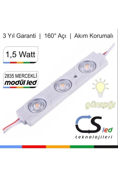 CSled  1.5 Watt Modül Led 2835 Mercekli (20 ADET) - 1