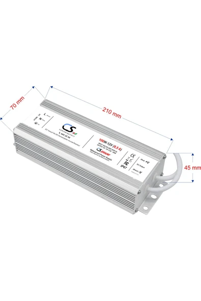 CSBİLİŞİM  Dış Mekan Adaptör 8,5 A - 2