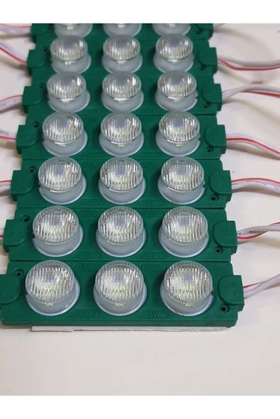 3M  Power Led Modül Mercekli Yeşil 3w 10 Adet - 1