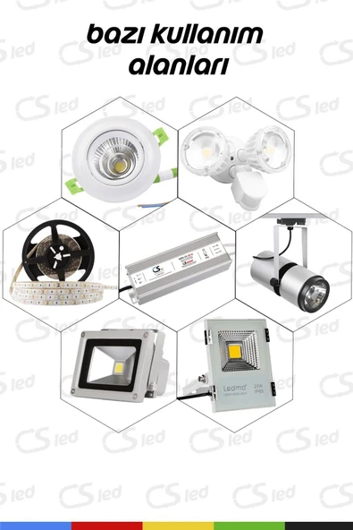CSled  12V 21A IP66 Su Tarafı Dış Mekan Trafo – Dayanıklı ve Güçlü Güç Kaynağı - 5