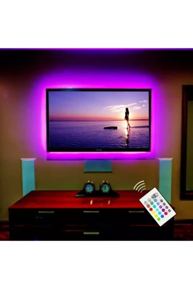 Cata  Bluelight Samsung Led 3 Metre Usb Tv Led Rgb - 3