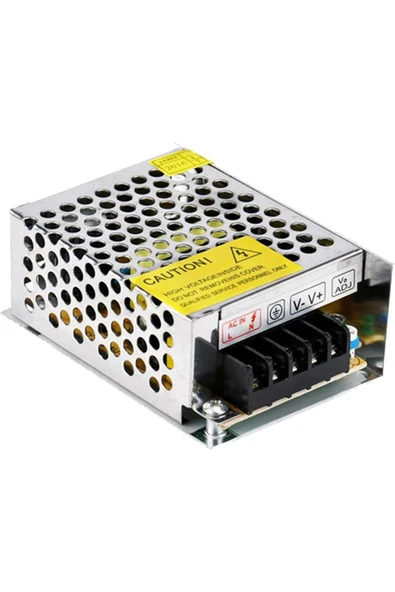 CSBİLİŞİM  12 Volt 5 Amper Metal Kasa Adaptör (iç Mekan) - 3