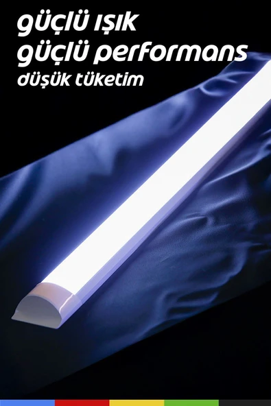 CSled  120 cm 36W Yatay LED Bant Armatür – Beyaz Işık, Enerji Tasarruflu & Uzun Ömürlü - 2