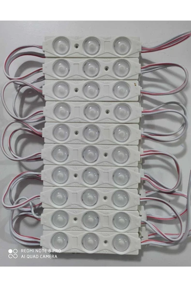 SBT REKLAM MALZEMELERİ  20 Adet 1,5 Watt Mercekli Modül Led Beyaz Yüksek Işık 79 Tl