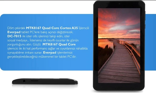 Everest EverPad DC-7015 Wi-Fi 1 GB 16 GB 7" Tablet - 2