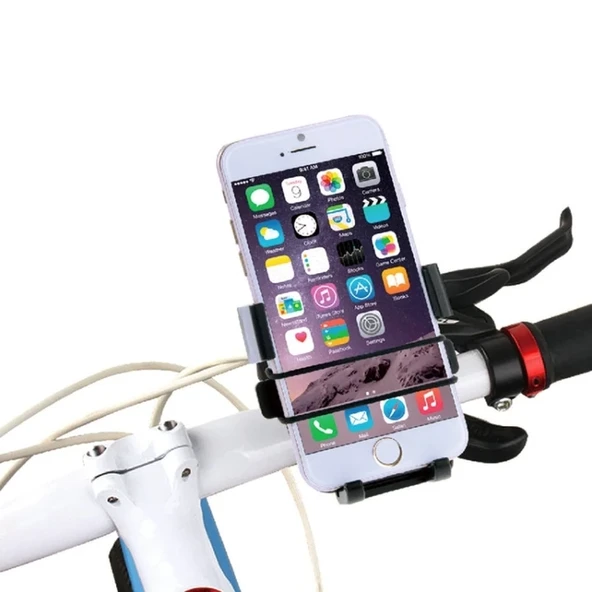 Haweel 360 Donerli Universal Telefon Bisiklet Tutucu (Siyah) - 3