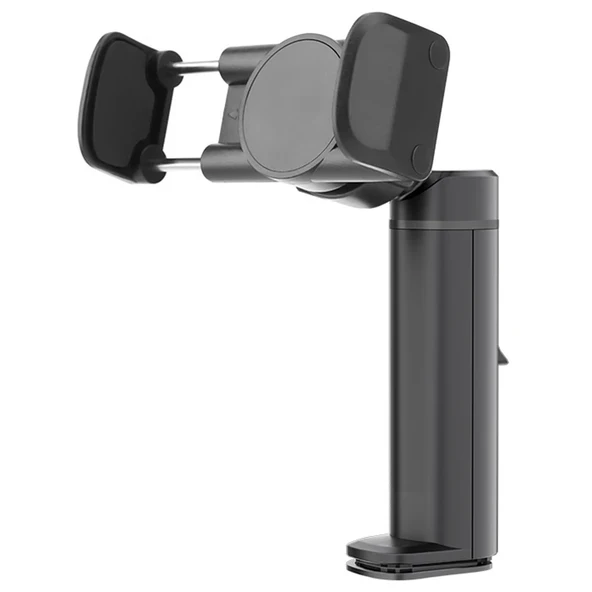 Mini Masa, Koltuk Klipsli Telefon Tutucu Stand (Siyah)