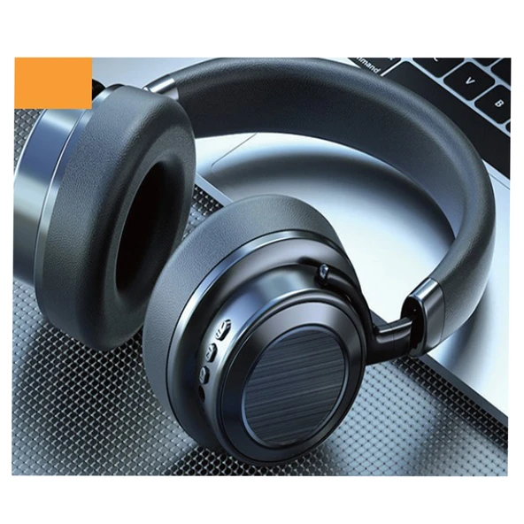 Nettech NT-HS09 Kablosuz Kulak Üstü Bluetooth Kulaklık (Siyah) - 2