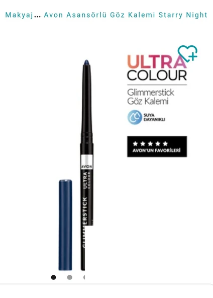 Avon Glimmersticks Asansörlü AçMat görünümüyle sofistike ve modern bir stil yaratmanıza olanak tanırılıp Kapanabilen Göz Kalemi Starry Night Blue