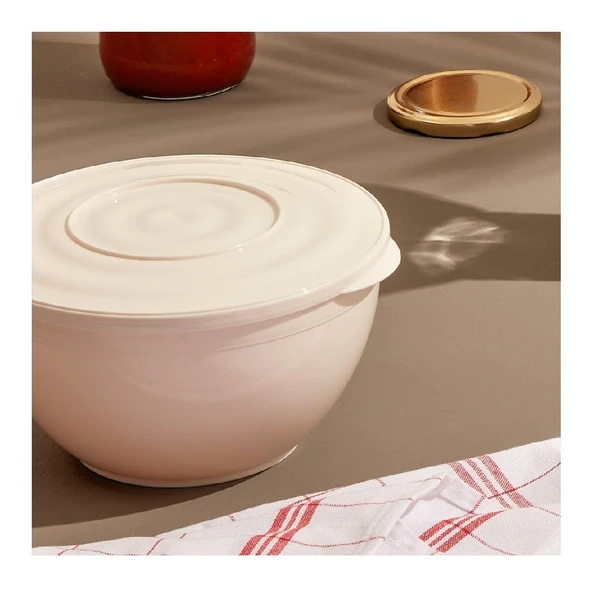DÜNYA PLASTİK 2,1 LT KAPAKLI JUNİOR CHEF KASE 10713 - 2