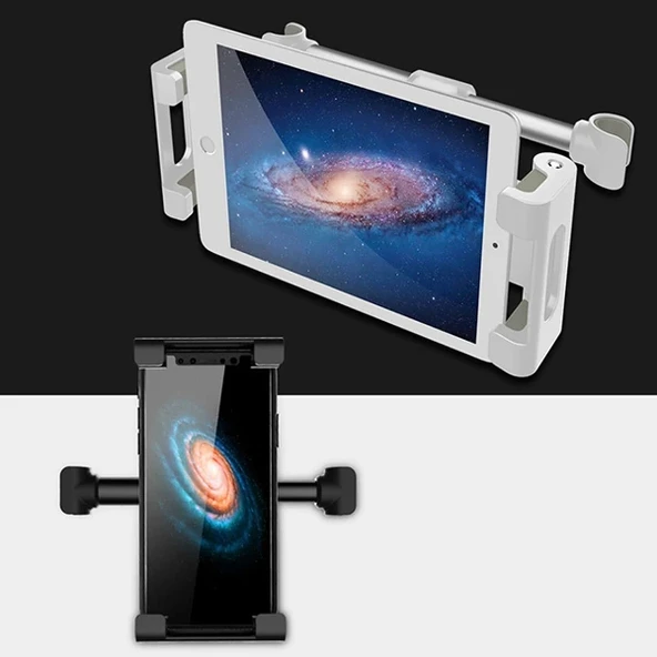 Universal CHZ-04 Araç Arka Koltuk 12.9 İnch Kadar Tablet Telefon Tutucu (Siyah) - 5