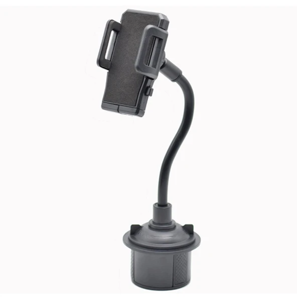 Universal X032 360 Döner Araç bardak Tutucu Yeri Telefon Tutucu (Siyah)