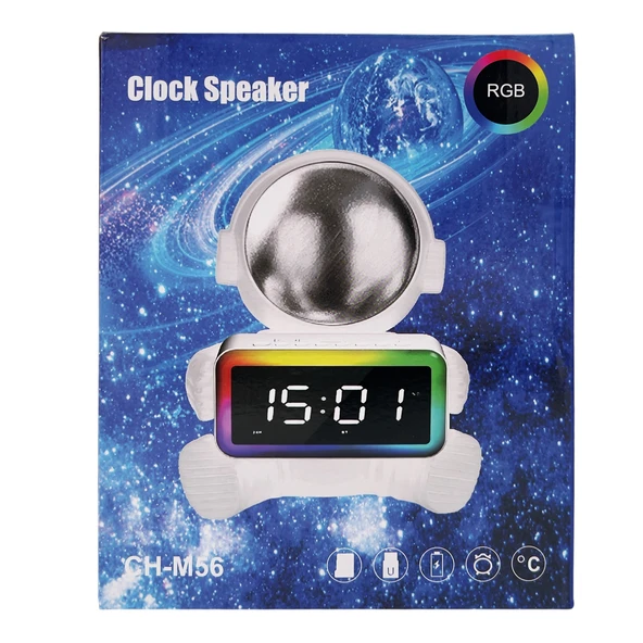 CH-M56 Astronot Tasarım Speaker Kablosuz Hoparlör - Speaker - 4