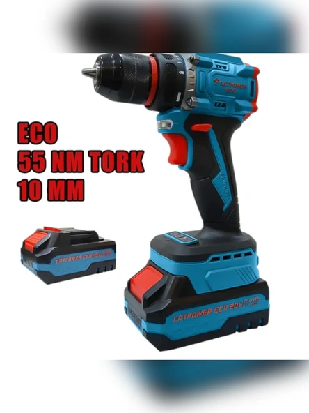 Catpower 1010 Kömürsüz Akülü Vidalama Li-ion (SET) 10 MM 20V 2.0 Ah