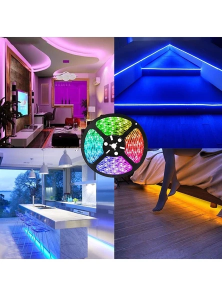 5 Metre Renkli Uzaktan Kumandalı Şerit Led - 2