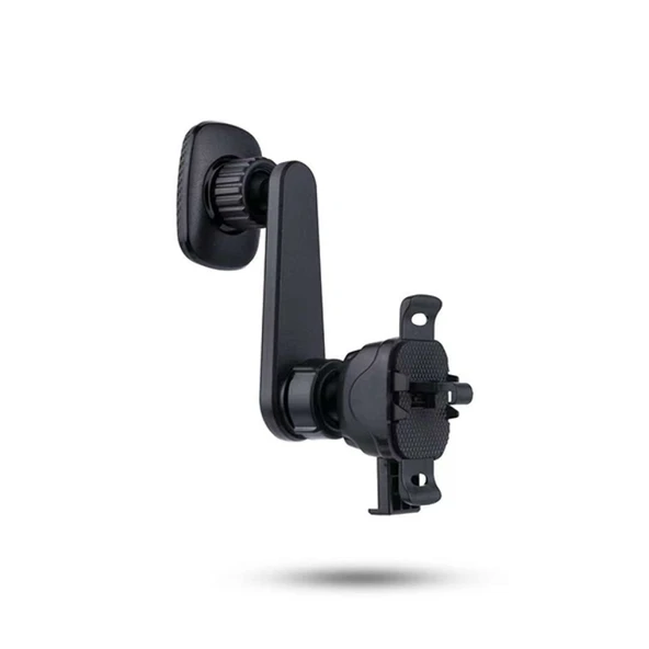 602B 360 Dönebilen Mıknatıslı Araç Havalandırma Telefon Tutucu (Siyah) - 4