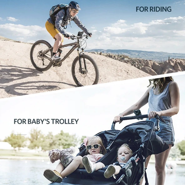 Baseus Miracle Bicycle Mounts Bisiklet Motosiklet Telefon Tutucu (Siyah) - 4
