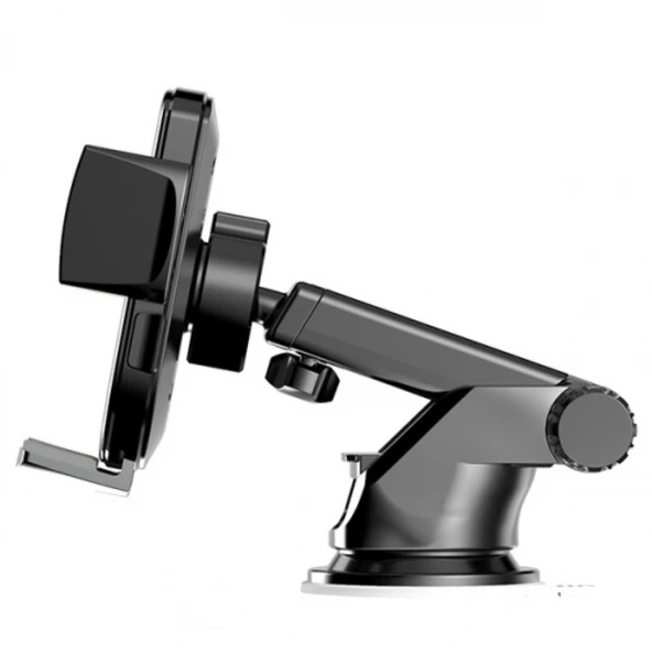 Universal A052B Teleskopik 360 Araç Cep Telefonu Tutucu (Siyah-Kırmızı) - 2