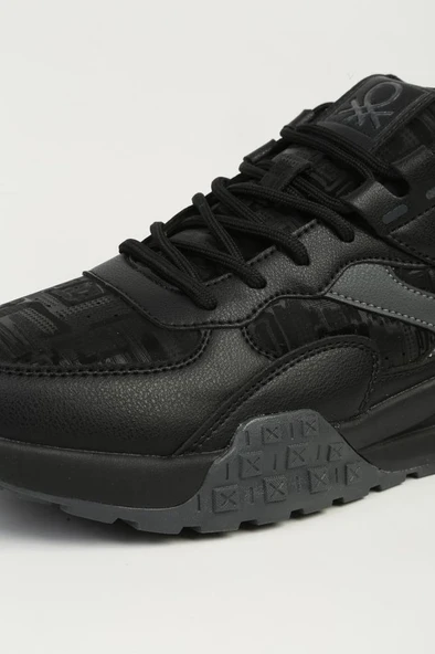 Benetton BNI-11504 Erkek Spor Ayakkabı Siyah 40-44 - 5