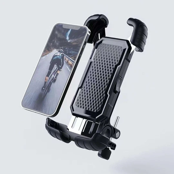 ML-171 Motosiklet Bisiklet Telefon Tutucu​ (Siyah) - 5