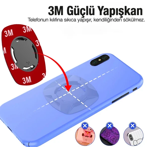 HL-143A Bisiklet Motosiklet Gidon Telefon Tutucu (Siyah-Kırmızı) - 3