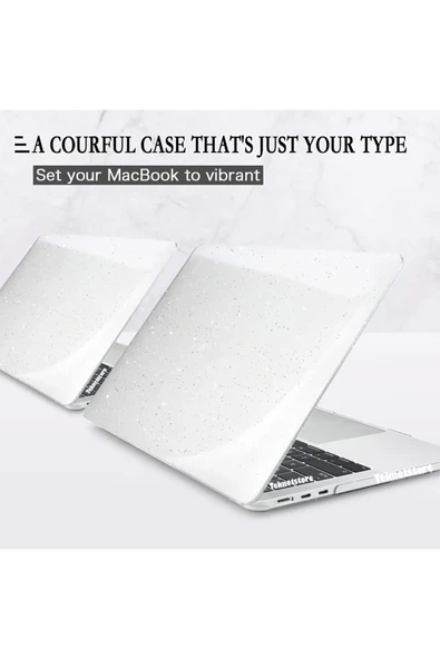 Apple Macbook Pro 16 inç M4/Pro/Max A3186 A3403 Uyumlu Şeffaf Kılıf Koruyucu Parlak Kapak  SİMLİ - 3