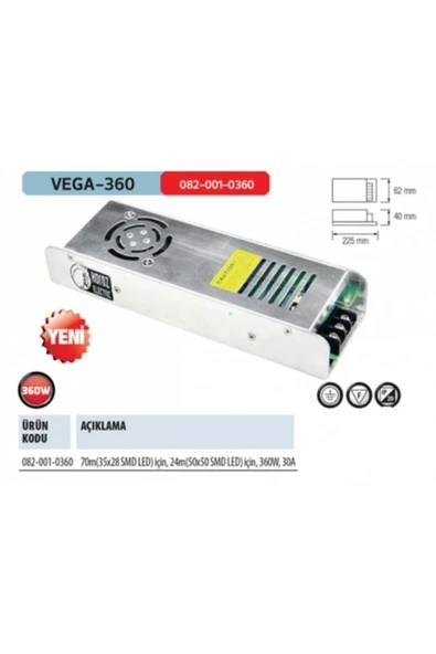 Hobi Mekatronik  Horoz 12v 30a Güç Kaynağı(fanlı)