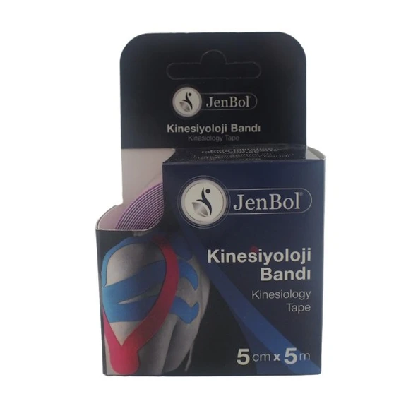 Jenbol Kinesiology Tape Ağrı Bandı 5 cm x 5 m - Mor