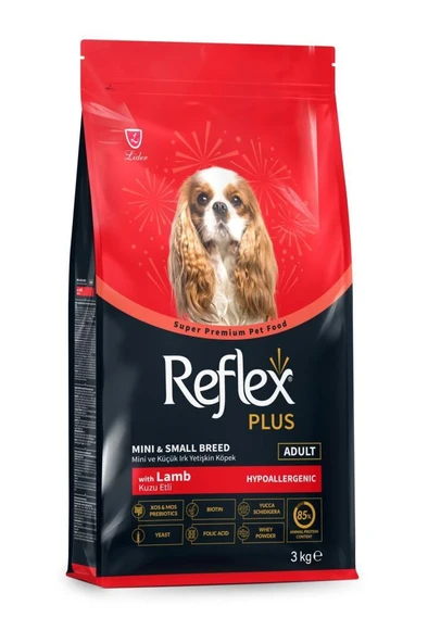 Reflex Plus Kuzu Etli Mini ve Küçük Irk Yetişkin Köpek Maması 3 Kg ürün görseli