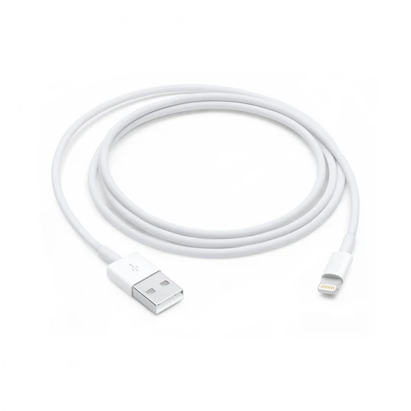 Apple MD818ZM/A Plastik 100 Cm Lightning Şarj ve Data Kablosu (Beyaz) - 2