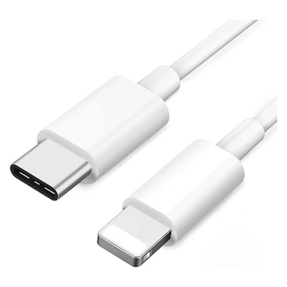 Nettech NT-DC10 2.4A Plastik 100 Cm Type-C To Lightning Şarj ve Data Kablosu (Beyaz) - Resim 2