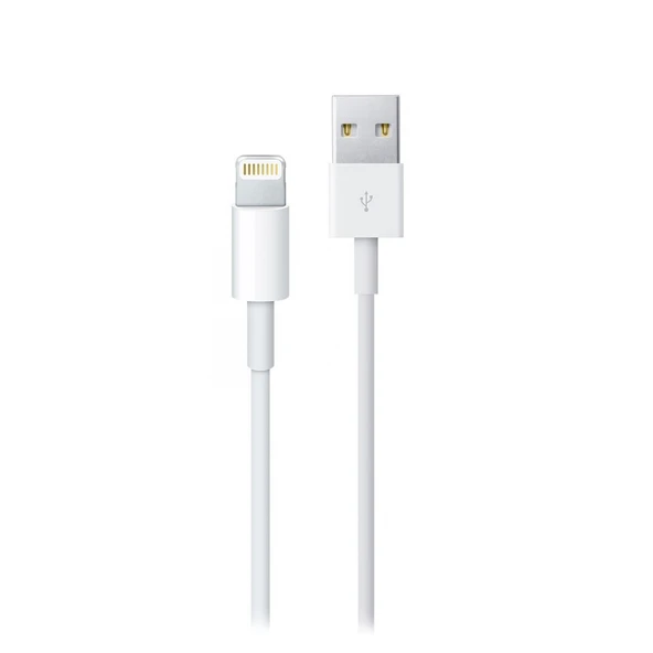Apple MD818ZM/A Plastik 100 Cm Lightning Şarj ve Data Kablosu (Beyaz)