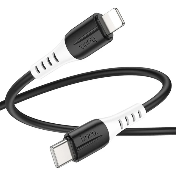 HOCO X82 20W Type-C to Lightning iPhone Hızlı Şarj Kablosu Data Kablosu (Siyah) - 2