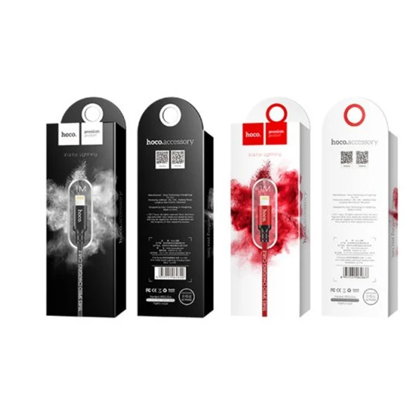 HOCO X14 İPhone 14-13-12-11 Usb Data ve Hızlı Şarj Kablosu (Kırmızı) - 6