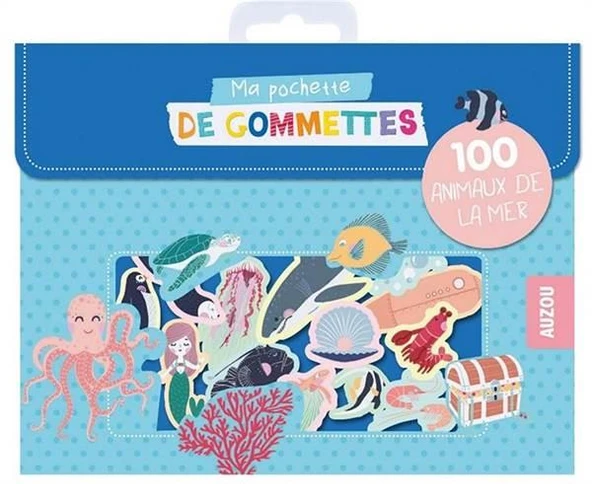 Ma Pochette de 100 Gomettes: Animaux de la Mer - Antoana Oreski