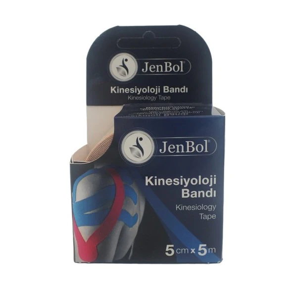 Jenbol Kinesiology Tape Ağrı Bandı 5 cm x 5 m - Ten Rengi