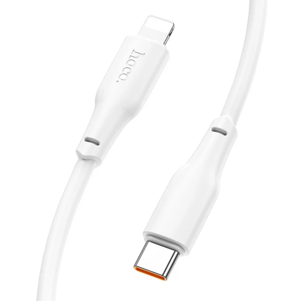 HOCO X93 Force 20W Type-C to iPhone Lightning-C Ultra Hızlı Şarj ve Data Kablosu (Beyaz)