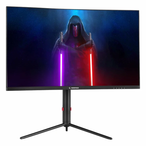 Rampage Prime PR27R165C 27" 165Hz 1Ms HDMI+DP FullHD FreeSync VA Pivot Curved Vesa Monitör - 2