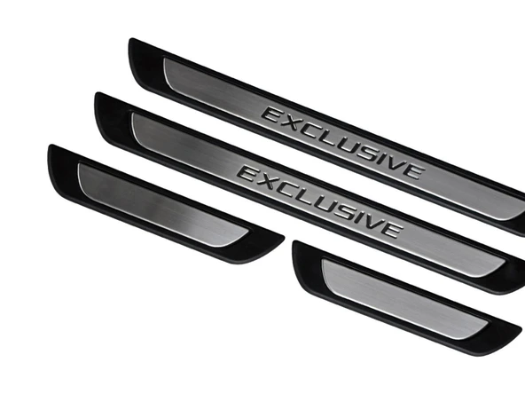 S-Dizayn Renault Duster 3 Krom Kapı Eşik Koruması Exclusive Line 4 Prç. 2024 Üzeri A+ Kalite - Resim 4