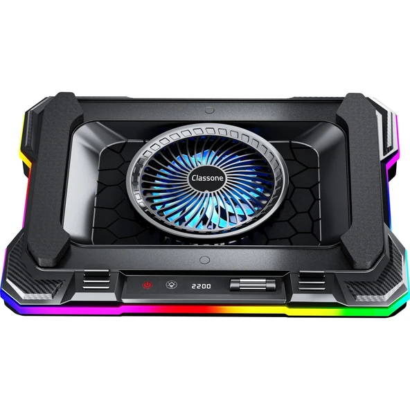 Classone GT100 RGB Fanlı 17.3" Laptop Soğutucu - Resim 6