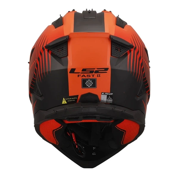 LS2 FAST 2 DUCK -KIRMIZI KASK - 3